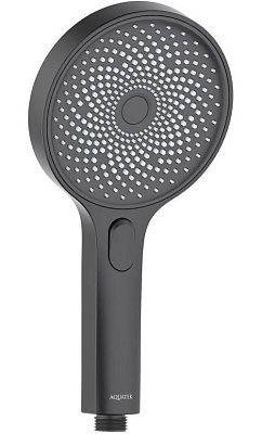 AQ2007MB ОБЕРОН ручной душ Select 130 3 jet, матовый черный 400_400_3225409