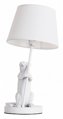 Настольная лампа декоративная Arte Lamp Gustav A4420LT-1WH 400_400_1822525