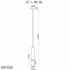 Подвесной светильник iLamp Lofty 10705-1 WH-BR 100_100_1990251