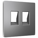 Накладка для розетки RJ-11 или RJ-45 Ambrella Volt ALFA AP6621 250_100_2192934