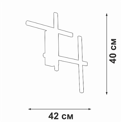 Накладной светильник Vitaluce V3043 V3043-0/4A 400_400_1819416