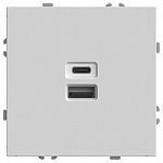 Розетка 2хUSB type A и C без рамки Stekker Эмили 49879 250_100_Array