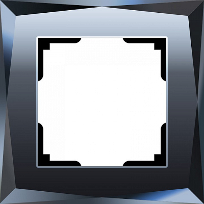 Рамка на 1 пост Werkel Diamant (черный) W0011208 400_400_2129406