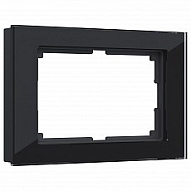 Рамка на 2 поста Werkel Favorit (черный) W0081108 500_191_2296737