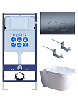 SET AQUATEK ПОЛАРИС (рама AQUATEK Standard INS-0000012+унитаз ПОЛАРИС AQ0700-01 с тонким сиденьем soft-close+ крепеж KKI-0000002 +панель KDI-0000035) 250_100_Array