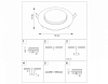 Встраиваемый светильник Ambrella Light STANDARD SPOT G101 BK 100_100_2026796