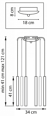 Подвесная люстра Lightstar Tubo L8T747247 400_400_3100248