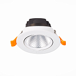 ST211.538.06.24 Св-к встр. Белый LED 1*6W 3000K 480Lm Ra80 24° IP20 D86xH50 220-240V Встраиваемые светильники 250_100_2952130