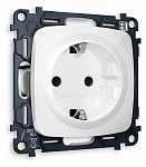 Розетка с заземлением и со шторкой, без рамки Ambrella Volt OMEGA MO107010 250_100_2192660