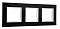 Рамка на 3 поста Arte Milano am-503.02 503.02-3.black