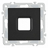 Розетка для вывод кабеля без рамки Arte Milano am-206 206.49-1.black 100_100_2302711