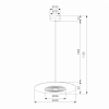 Подвесной светильник Eurosvet Kontur 40031/1 LED белый 100_100_1814140