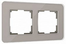 Рамка на 2 поста Werkel Elite (дымчатый, стекло) W0022417 250_100_Array