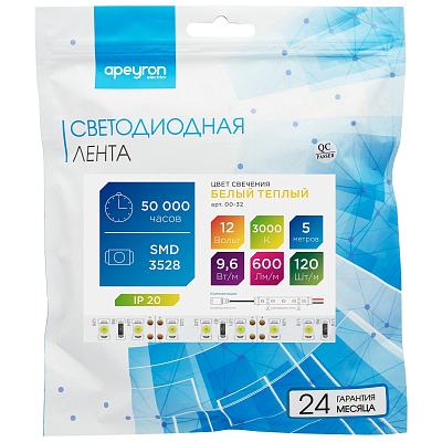 Лента светодиодная Apeyron Electrics  00-32 400_400_3093506