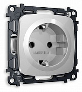 Розетка с заземлением, без рамки Ambrella Volt OMEGA MO406010 500_191_2307279