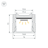 Профиль накладной Arlight SL-SLIM 061373 100_100_3077252