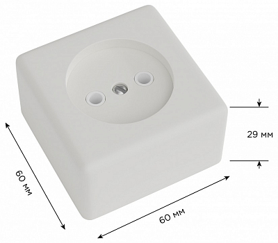 Розетка без заземления Apeyron Electrics  РА 16-019 400_400_2383487