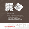 Розетка Ethernet RJ-45 без рамки Arte Milano am-217 217.45-2.white 100_100_2167893