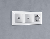 Накладка для ТВ-розетки Ambrella Volt ALFA AP4130 250_100_2040249
