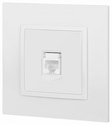 Розетка Ethernet RJ-45 без рамки Эра Эра Elegance 14-3107-01 400_400_2400644