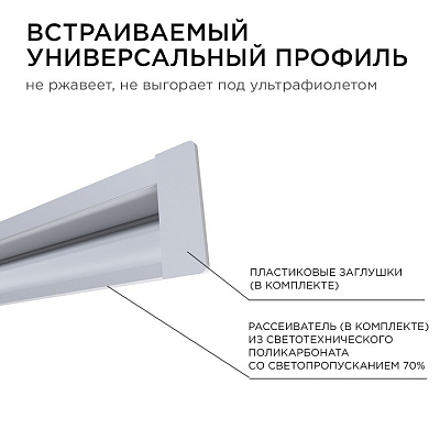 Короб встраиваемый угловой внутренний Apeyron Electrics  08-41 400_400_2177838