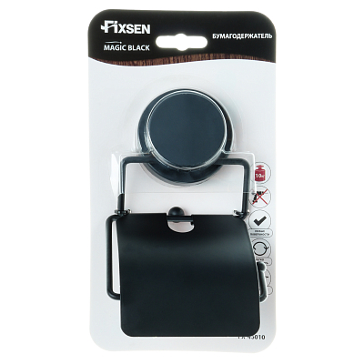 Бумагодержатель с крышкой FIXSEN Magic Black FX-45010) 400_400_2924201