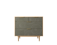 Комод с четыремя ящиками "Line" R22/browngrey 250_100_Array