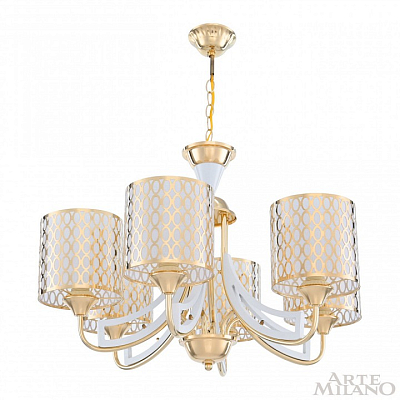 Подвесная люстра Arte Milano Florentia-3387 303387/6 Wh/Gd 400_400_2032591