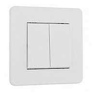 Выключатель двухклавишный Arte Milano SET16-1 SET16-1-30-2 white 500_191_2306034