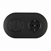Блок с розеткой и выключателем Arte Milano SET08-2 SET08-2-40-1-30-2 black 100_100_2306007