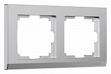 Рамка на 2 поста Werkel Stark (серебряный матовый) W0021865 250_100_Array