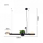 Подвесной светильник Imperiumloft Palma Wall Lamp 22.93726 250_100_3153728