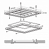 Накладной светильник Jazzway  PPL 595/U Opal 40w 4000K IP40 100_100_2870167