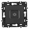 ТВ-розетка без рамки Arte Milano am-217 217.43-1.black 100_100_2302761