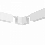 Соединитель угловой L-образный для треков накладных Denkirs Smart TR2102-WH 250_100_2147242