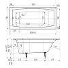 Wotte Forma 1500х700х445 ванна чугунная (БП-э00д1470) 100_100_2418596