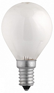 Лампа накаливания Jazzway  E14 40Вт 2700K P45 240V 40W E14 frosted 500_191_3239208