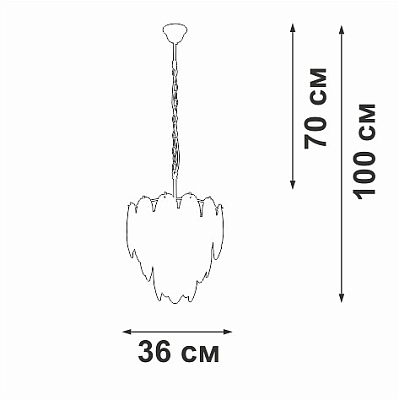 Подвесная люстра Vitaluce V5887 V5887-9/7 400_400_1820892