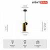 Подвесной светильник LIGHTERA Myanmar LE132L-1GC 100_100_2680282