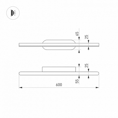 Подсветка для зеркала Arlight TENERO 37466 400_400_1896841