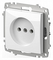 Розетка без заземления, без рамки Elbi Eleсtriс Zena Vega 609-015600-215 500_191_2308675