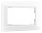 Рамка для двойной розетки Arte Milano am-503.02 503.02-double.white