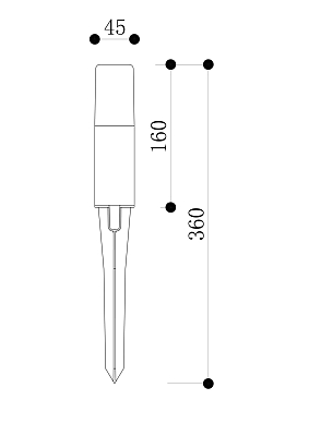 Ландшафтный светильник Outdoor O416FL-L3B3K 400_400_852275