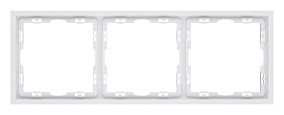 Рамка на 3 поста Kollinger Eclipse EC3WH 400_400_3118540