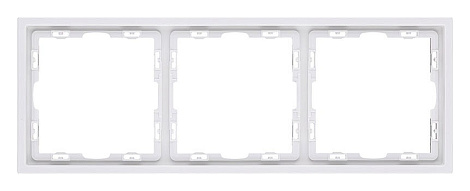 Рамка на 3 поста Kollinger Eclipse EC3WH 500_191_3118540