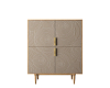 Большой комод с четырьмя дверками "Line" R19/beige 100_100_1930153