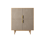 Большой комод с четырьмя дверками "Line" R19/beige 250_100_Array