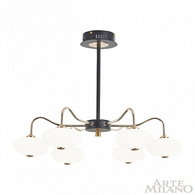 Люстра на штанге Arte Milano Neapolis-73908 273908/6 BK/GD 400_400_2032280
