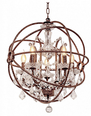 Подвесная люстра Loft it Foucaults Orb Crystal LOFT1897/6 400_400_3230658