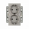 Розетка двойная с заземлением, без рамки Arlight SCT 043766 100_100_679616